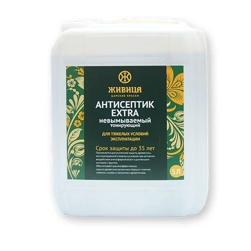 Антисептик Extra невымываемый тонирующий Живица 5 л