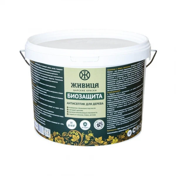 Биозащита Антисептик для дерева Живица 5 л