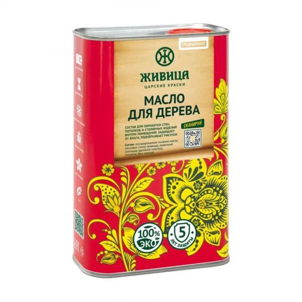 Традиционное масло для дерева Живица 1 л