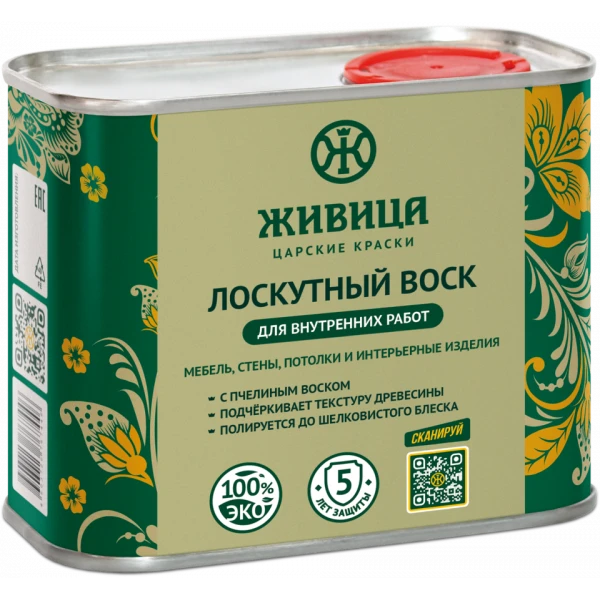 Лоскутный воск Без цвета Живица 0.4 л