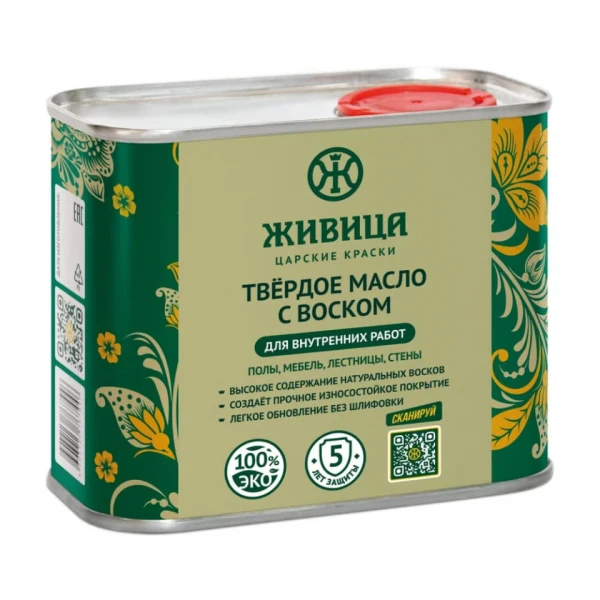 Твердое масло с воском Живица 0,4 л