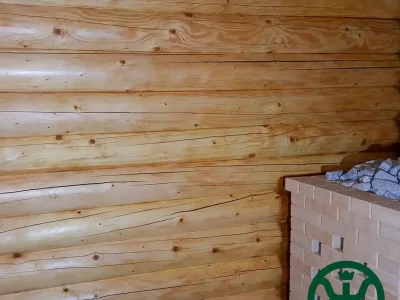 Нанесение масла на фасад