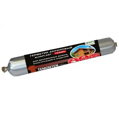 Герметик Alfaplast-Termo с наполнителем для деревянных домов