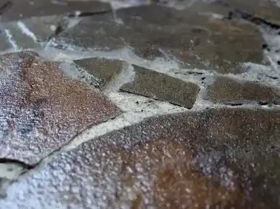 Камень после обработки